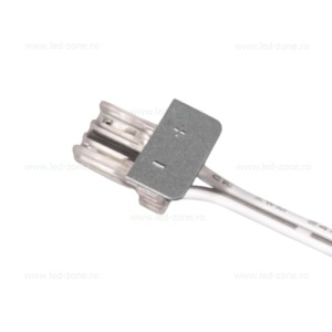 Profil Aluminiu Incastrat Dispersor Alb 3M 8mm cu Banda LED 24V - Img 2