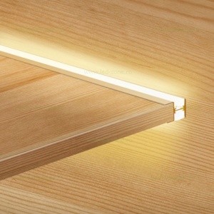 Profil H Aluminiu Incastrat Bidirectional Dispersor Mat 2M 13MM - Img 3