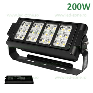 Proiector LED 200W ANTARES Negru Emergenta