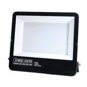 Proiector LED 300W Slim Negru PARDUS