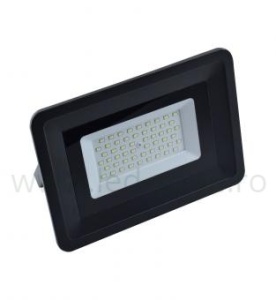 Proiector LED 50W 220V Slim Negru SMD2835 - Img 1