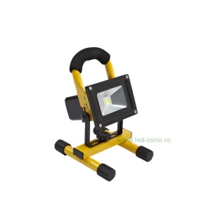 Proiector LED 5W Acumulator si Suport - Img 1