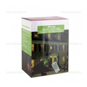 Proiector LED Laser cu Proiectie Lumini si Telecomanda Exterior - Img 4