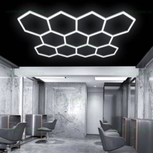 Set 11 Hexagoane LED Honeycomb 276W Tuburi 440mm - Img 2