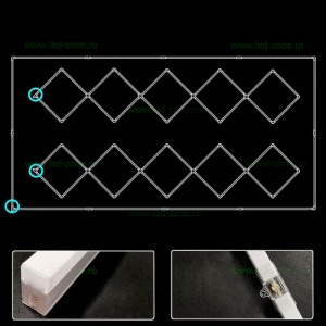 Set Tub LED Modular 600W Tuburi 565mm LZ3950 - Img 3