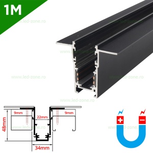 Sina Magnetica Incastrata 1m
