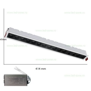 Spot LED 15W Incastrabil Liniar Cob Alb - Img 3