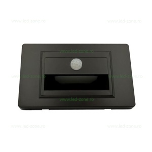 Spot LED 1W Dreptunghiular Negru Trepte Senzor LZ6143 - Img 3