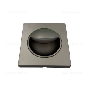 Spot LED 1W Patrat Argintiu Trepte LZ9525 - Img 2