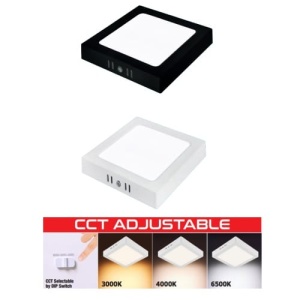 Spot LED 24W Patrat Aplicat CCT SELENA