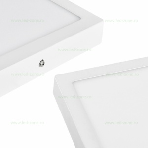 Spot LED 36W Patrat Alb Aplicat Ignifug - Img 3