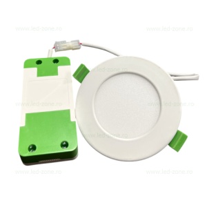 Spot LED 7W Slim Rotund Alb IP65 - Img 5