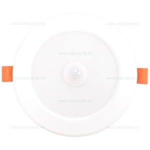 Spot LED 9W Rotund Incastrat cu Senzor Miscare