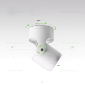 Spot LED Aplicat 12W Mobil Alb - Img 3