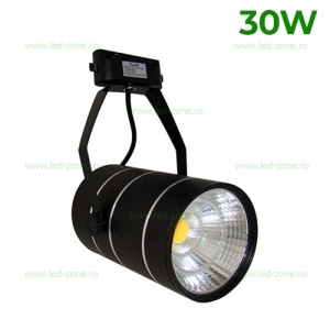 Spot LED Magazin Sina 30W COB Negru LZM01