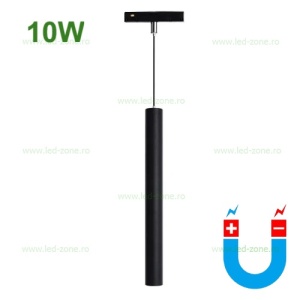 Spot LED Magnetic 10W Pendul Negru Ultra Slim - Img 4