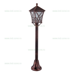 Stalp LED Gradina E27 Cupru Antic ALEK