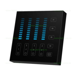 Telecomanda Monocrom 4 Zone MiLight RF Montaj Perete LZ4033 - Img 4