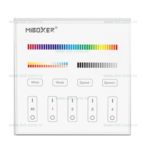 Telecomanda RGBW 4 Zone MiLight RF Pentru Perete - Img 3