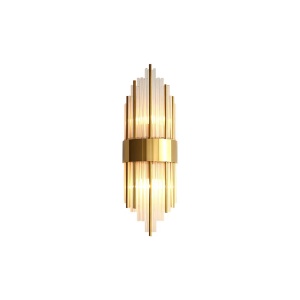 Aplica 2 Socluri  E14 Aurie Cristal GILLIS2W/GD