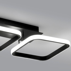 Aplica LED 18W Neagra 3 Functii LZ8003
