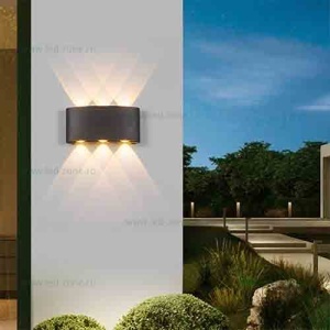 Aplica LED 2x3W Exterior Negru LZ2056-6 Alb Natural - Img 4