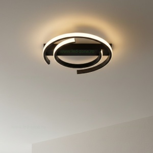Aplica LED 30W 3 Functii Neagra LZ9325 - Img 2