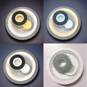 Aplica LED Moderna 12W Rotunda 3 Functii Cristal LZ3667 - Img 2