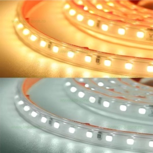 Banda LED 2835 120 SMD/ML 220V Autoadeziva Taiere 10cm - Img 2