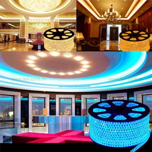 Banda LED 2835 144 SMD/ML 220V Super Bright - Img 3