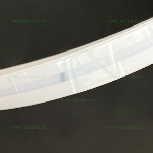 Banda LED COB 220V Alba Slim Silicon Mat Autoadeziva Taiere 10cm - Img 7