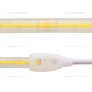 Banda LED COB 220V Slim Silicon Transparent - Img 2