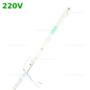 Banda Rigida 12 Module LED 2835 cu Lupa 220V - Img 1
