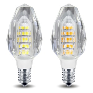 Bec LED E14 5W Lumanare Model Cristal - Img 3
