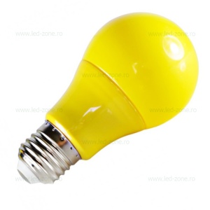 Bec LED E27 7W Glob Mat 260 Grade Color - Img 2