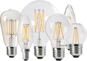 Bec LED E27 8W Filament Glob Clar A60 - Img 2