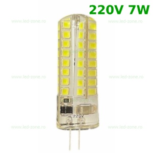 Bec LED G4 7W Corn Silicon 220V - Img 4