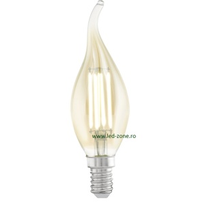 Bec LED Vintage E14 4W Flacara F35