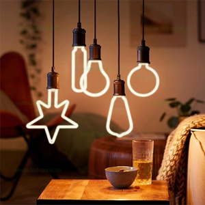 Bec LED Vintage E27 4W Fluture - Img 2