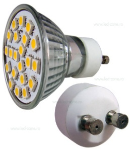 Bec Spot LED GU10 5W SMD5050 220V - Img 1