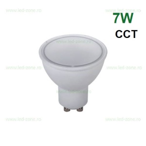 Bec Spot LED GU10 7W CCT 220V