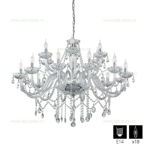 Candelabru 18 Socluri E14 Basilano LZ39103
