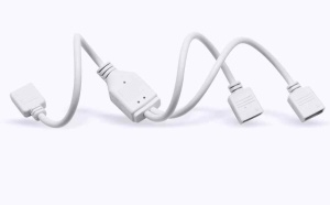Conector Alimentare Banda LED RGB 12V 2 Iesiri - Img 1