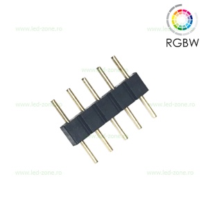 Conector Imbinare 5 PINI Banda LED RGBW 12V - Img 1