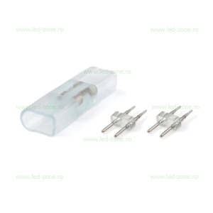 Conector Imbinare Neon Flex Slim LED 220V 2 Contacte