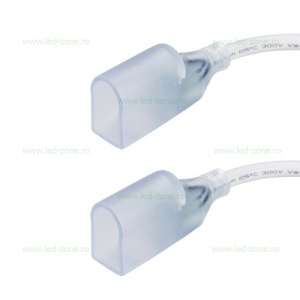 Conector Imbinare Neon Flex Slim LED 220V 2 Fire - Img 2