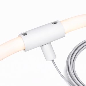 Conector Prelungire cu Tirant Neonflex LED 24V Rotund D-22mm