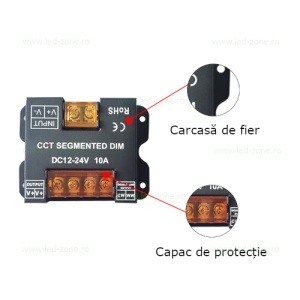 Controller Banda LED CCT 10A 120W cu Telecomanda de Perete  - Img 6