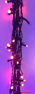 Instalatie LED Perdea Turturi 3x3m 352 LED 8mm Fir Negru - Img 3