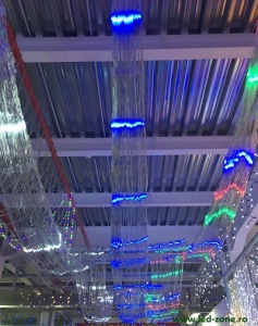 Instalatie LED Plasa 8x10m Diverse Culori - Img 2